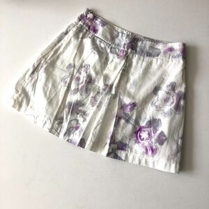 Dolce & Gabbana White Purple Girls Flower Skirt 14
